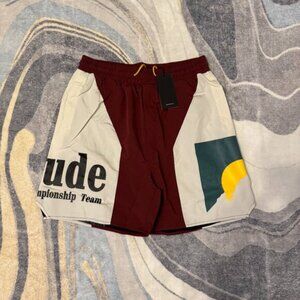 Rhude Marlboro World Championship Racing Red / White Shorts Men’s size Large